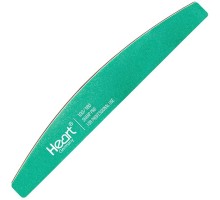 Пилка для нігтів HEART Half SHARP PRO 100/180 (Зелене полотно)