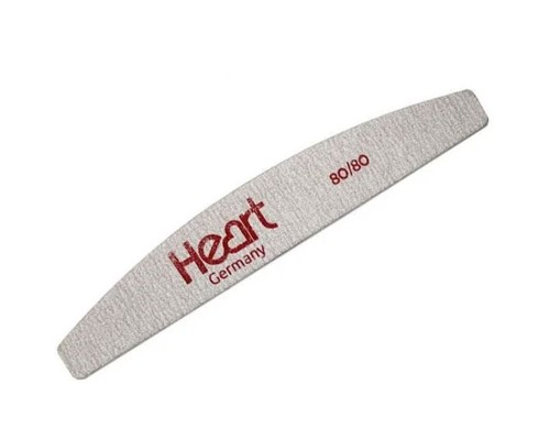 Пилка для нігтів HEART Half 80/80