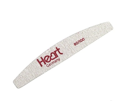 Пилка для нігтів HEART Half 80/100