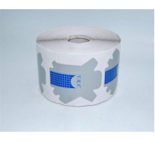 Y.R.E. Форма для нарощ.нігтів "Квадрат" синя+сіра/30шт. (рубашка)