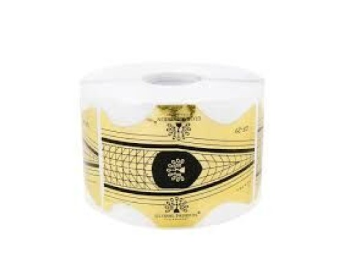 Форми для нарощування нігтів GLOBAL FASHION 30шт/уп. GF-29 золоті "стилет+мигдаль" 2в1