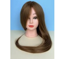 Манекен-голова  учбовий  для зачісок штучна термо світло рус  MT-27B