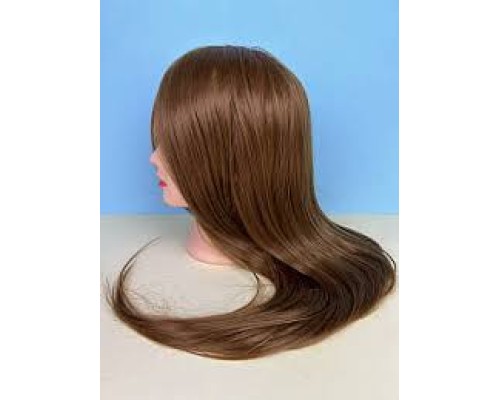 Манекен-голова  учбовий  для зачісок штучна термо світло рус  MT-27B