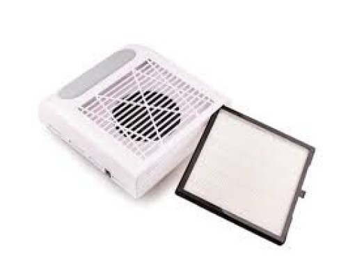 Витяжка для манікюру з НЕРА фільтром BUCOS BQ SIMEI 858-8 на 80W Біла