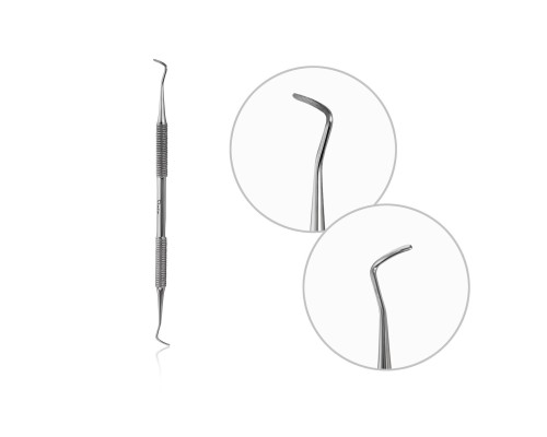 Raiz  Лопатка професійна педикюрна WORK form 8 (кюретка двустороння)