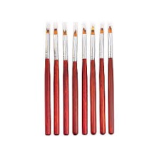 Пензлики для дизайну нігтів набір 8штук /16.4