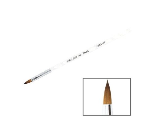 Пензлик для акрилового моделювання нігтів YKAK-06 /пластик