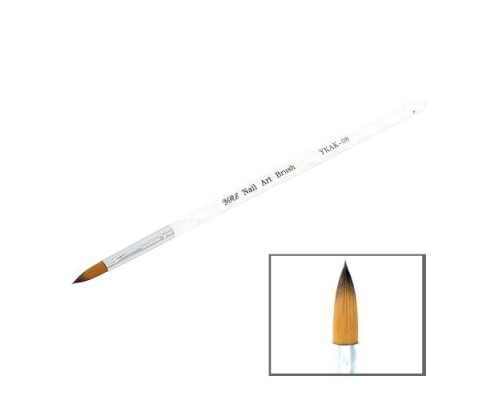 Пензлик для акрилового малювання нігтів YKAK-08 /пластик