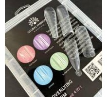 Верхні форми для нарощування нігтів GLOBAL FASHION 4в1 / 96шт