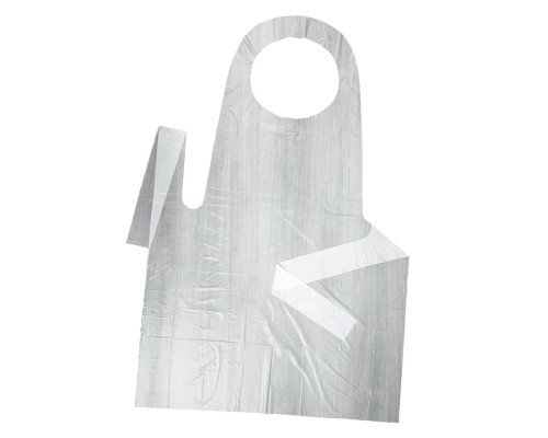 Фартух Panni Mlada™ 0,8х1,25 м (50 шт/пач) з поліетилену Колір: білий