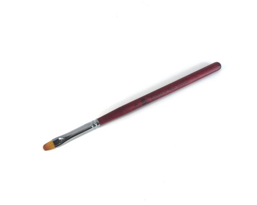 Пензлик для моделювання нігтів EZ Flow №6 (червоний) овал