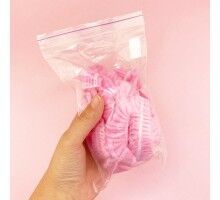 Шапочка медична нестирильна на подвійній резинці Panni Mlada (10шт/уп)зі спанбонду Колір:рожевий