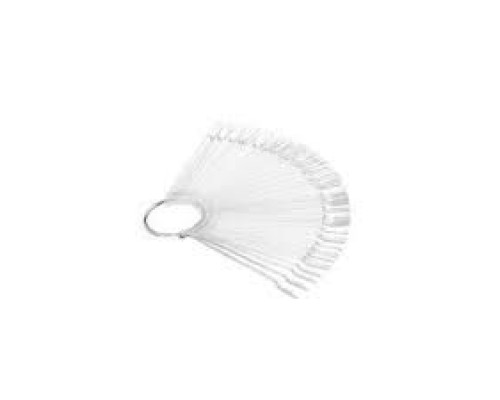 Тіпси палітра для зразків пластикові прозорі мигдаль 50 шт