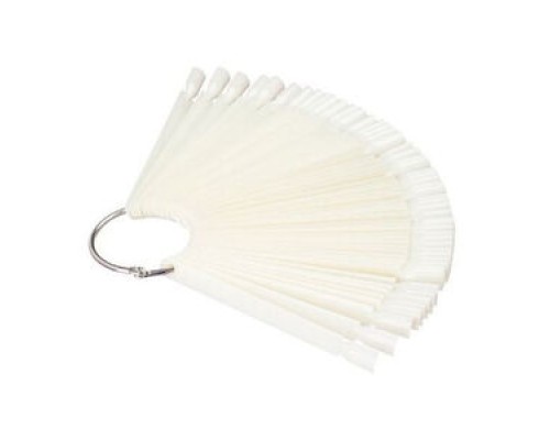 Тіпси/палітри Мякий квадрат 20шт на кільці молочні