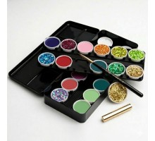 Luma Пенал-палітра чорна PRO-серія для змішування матеріалу 24 ячейки