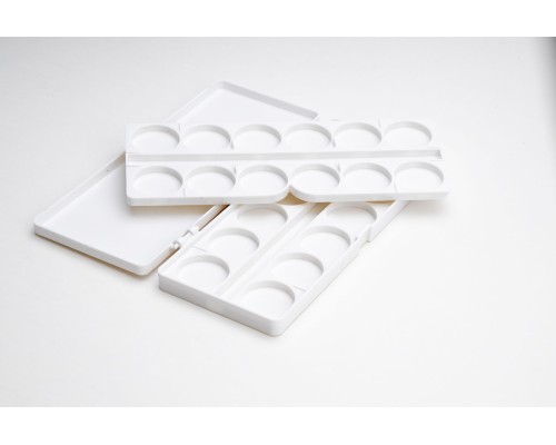 Luma Пенал-палітра квадратний білий, для змішування матеріалів 24шт
