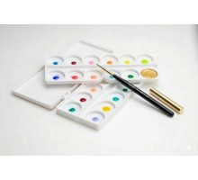 Luma Пенал-палітра квадратний білий, для змішування матеріалів 24шт