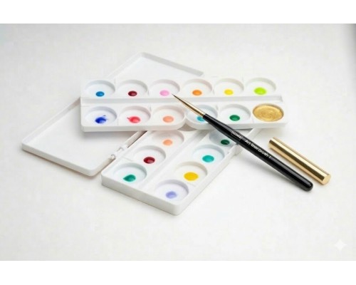 Luma Пенал-палітра квадратний білий, для змішування матеріалів 24шт