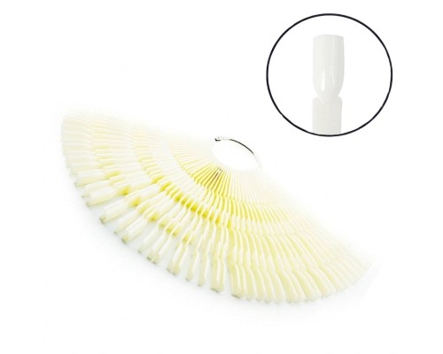 Тіпси/палітри Мякий квадрат 50шт на кільці потрійні матові