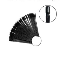 Тіпси/палітри Мякий квадрат 50шт на кільці чорні