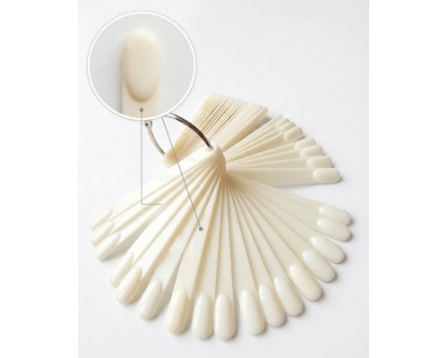 Тіпси/палітри Овал 50шт на кільці матові