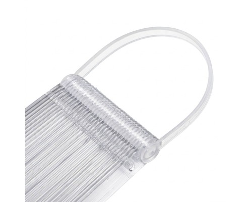 Тіпси/палітри Мякий квадрат 24шт на скобі прозорі