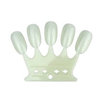 Тіпси/палітри Корона на кільці білі малі 10х6шт.