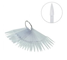 Тіпси/палітри Стілет на кільці посилені 50шт прозорі