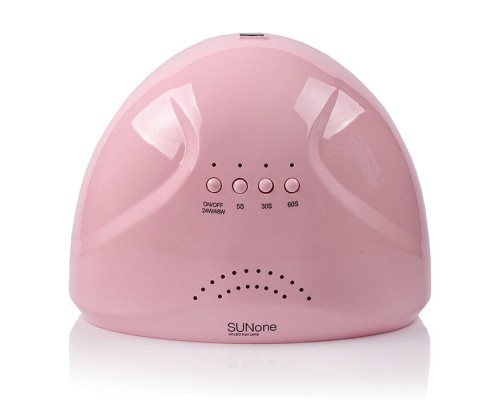 LED+UV SUN ONE Pastel PINK 48W лампа світло-рожева