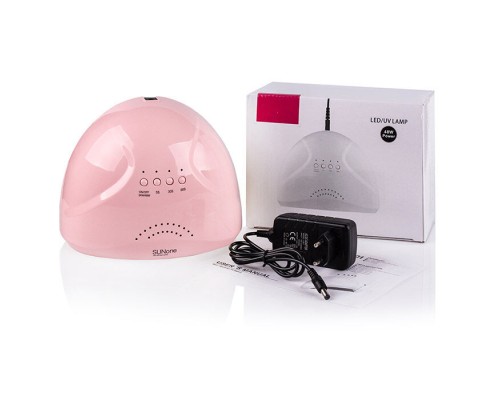 LED+UV SUN ONE Pastel PINK 48W лампа світло-рожева