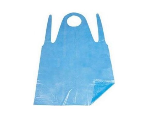 Фартух Panni Mlada™ 0,8х1,25 м (100 шт/пач) з поліетилену Колір: синій