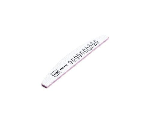 Luma Пилка для манікюра сіра, товста "Напівмісяць" 150х150