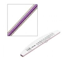 Luma Пилка для манікюра сіра, товста "Напівмісяць" 150х180