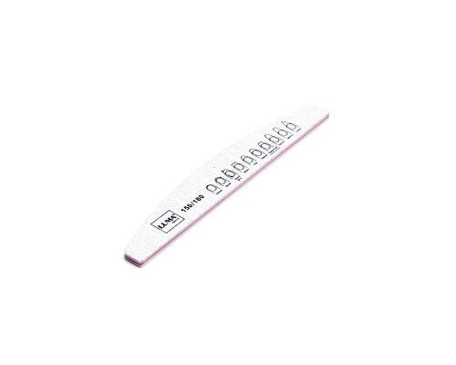 Luma Пилка для манікюра сіра, товста "Напівмісяць" 150х180