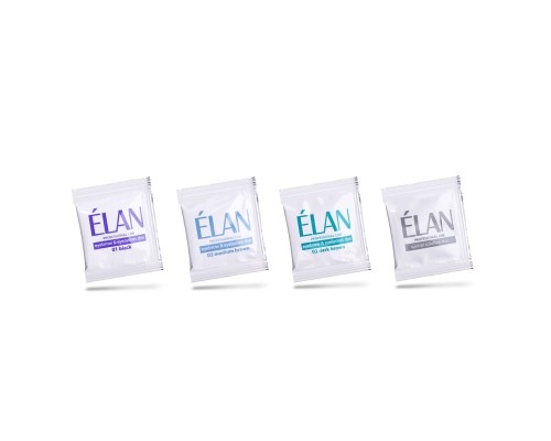 ELAN professional line Фарба для брів ELAN комплект 02 темно-коричневий (саше без олії)