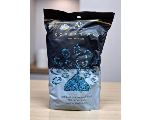 Global Fashion Віск гранульований для депіляції "Azulene" ромашка1кг