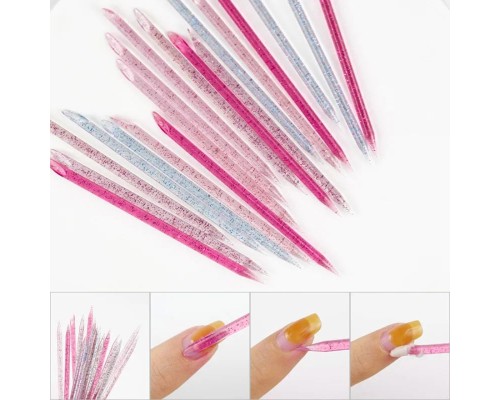 Палички апельсинові пластикові (10 см) 50 шт.упак