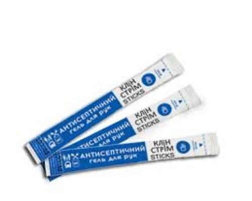 Дезінфекційний засіб Клін Стрім. Гелева форма 2мл,стік