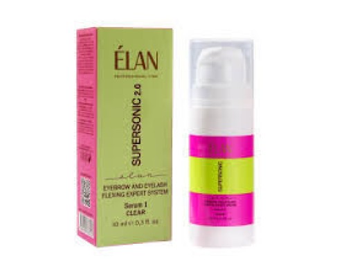 ELAN professional line Експерт-система флексінгу брів та вій "SUPERSONIC 2.0 " Серум 1 Clear, 10 ml.