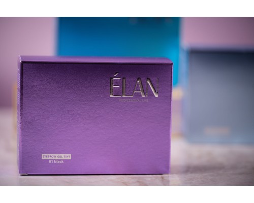 Гель-фарба д/брів з окисл."ЕLAN" (01) (СЕТ) чорна