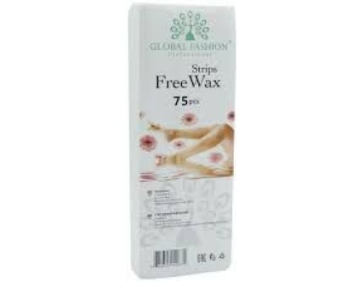 GLOBAL FASHION Смужки для депіляції ( 75шт/уп.) Колір:білий
