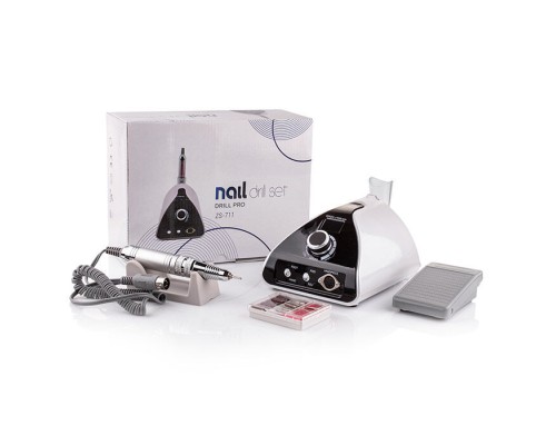 Фрезер BUCOS ZS-711 WHITE PROFESSIONAL (65W/35000 об.) укр. посібник (+ 6 покращених фрез), 3 міс.га