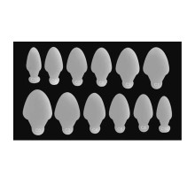 Молд силіконовий для френчу (для верхніх форм) 12шт/лист