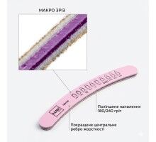 Luma Пилка для манікюра кольорова, товста  "Банан" 100х180#