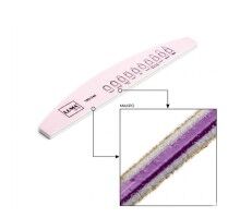 Luma Пилка для манікюра кольорова, товста  "Напівмісяць" 180х240#