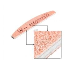 Luma Пилка для манікюра кольорова, товста  "Напівмісяць" 80х100#