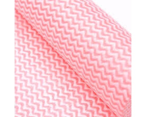 Рушники в рулоні Panni Mlada™ 30х50см  (100 шт/рул) зі спанлейсу 50 г/м2 Колір: рожева хвиля